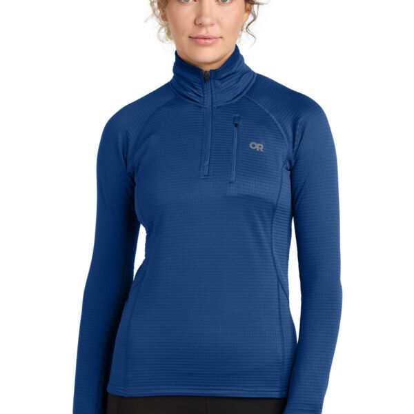 Women&#39;s Tech Grid 1/4 Zip Fleece Thumbnail
